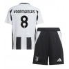 Juventus Teun Koopmeiners #8 Heimtrikot 2024-25 Kurzarm (+ kurze hosen)